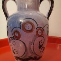 vaso ad anfora in ceramica artistica di Malatesta 