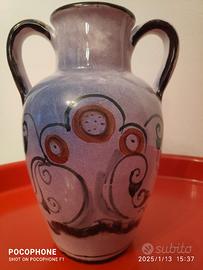 vaso ad anfora in ceramica artistica di Malatesta 