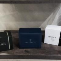 scatole vuote citizen maserati bulova