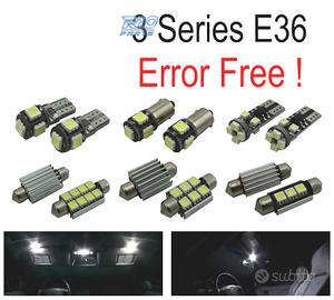 KIT 16 LAMPADE LED INTERNE BMW SERIE 3 E36 SEDAN C
