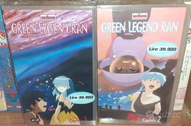 VHS Dynamic anime Green legend Raan 2-3 Sigillate