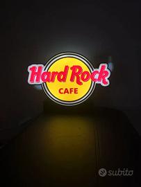 Insegna luminosa Hard Rock Cafe – Stampa 3D LED –