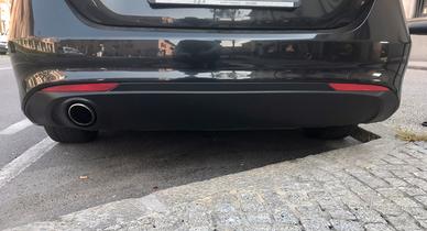 Alfa Giulia Scarico,Paraurti e dam alfa giulia 2.2