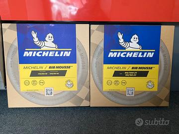 140/80 R18 e 90/90/21 Michelin BIB MOUSSE