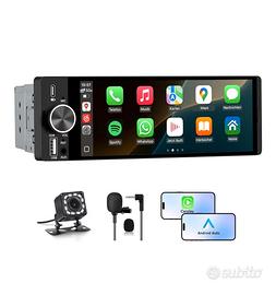 Autoradio Bluetooth 1 DIN con Schermo touchscreen