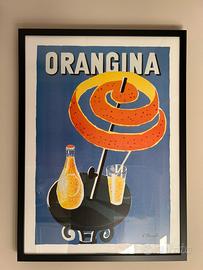 Quadro Stampa Orangina con Cornice
