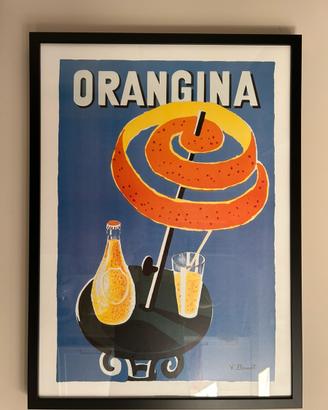 Quadro Stampa Orangina con Cornice