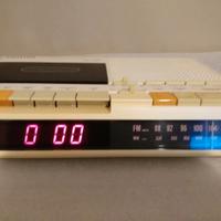 Orologio radio registratore a cassette Philips