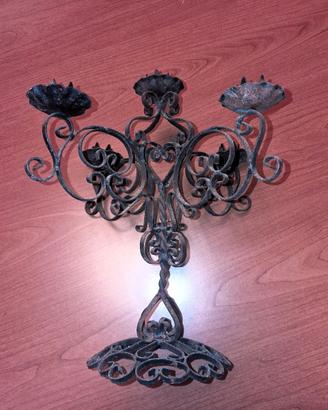 Candelabro ferro battuto