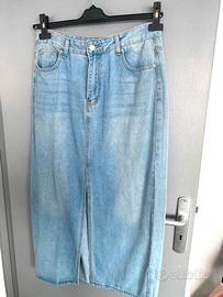 SHEIN GINNA LUNGA IN  JEANS TG L