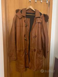 Cappotto pelle vera Leather Garment made in Italy