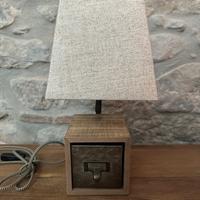 Lampada da tavolo industrial–rustic chic Brilliant