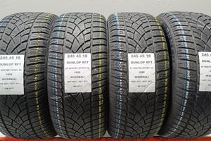 4 GOMME 245 45 18 DUNLOP RFT INV RIF3777