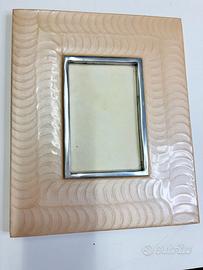 Cornice Portafoto Vintage Madreperla e Metallo