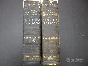 Antico Dizionario Italiano Petrocchi 1931