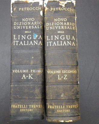 Antico Dizionario Italiano Petrocchi 1931