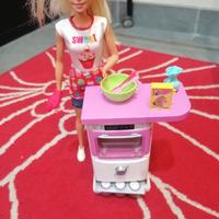 Barbie play set pasticceria con bambola