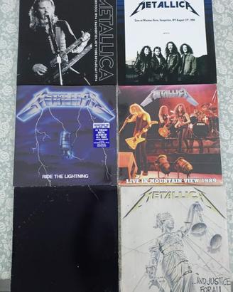 Metallica LP vari Prime stampe Bootleg Remastered