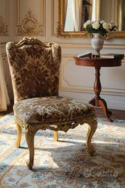 Poltrona Mid-Century in Stile Barocco