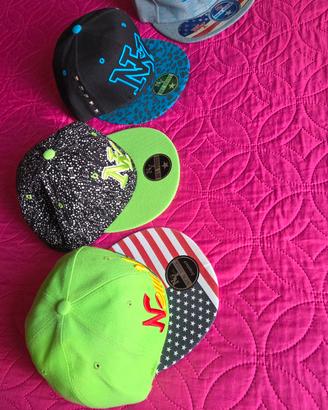 4 pz cappellino con visiera 