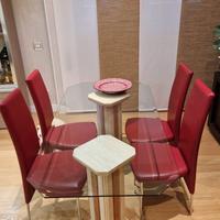 Tavolo salone in cristallo