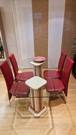 Tavolo salone in cristallo