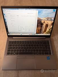 Hp zbook firefly g8 i7 256gb 16gb portatile laptop