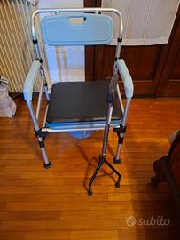 Comoda sanitaria + Bastone 3 piedi