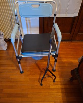 Comoda sanitaria + Bastone 3 piedi