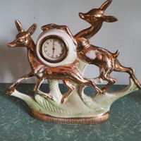 Orologio in ceramica con animali Vintage