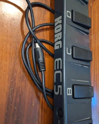 pedaliera EC5 per tastiere Korg