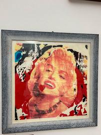 Mimmo Rotella - "Marilyn"