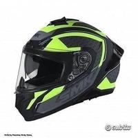 SMK Casco Integrale Typhoon RD1 Nero Giallo Fluo -