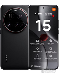 Xiaomi X15 ultra 512MB, fattura e garanzia