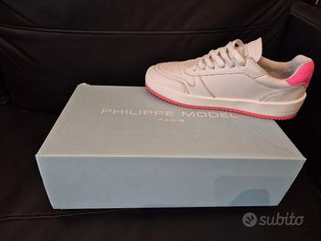 Philippe Model - Nice bianco/fucsia