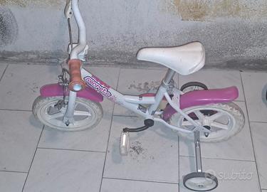 bicicletta bambina con rotelle