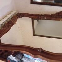 specchiera arte povera in noce 