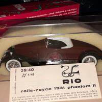 2 modelli RIO scala 1/43 Rolls Royce e Citroen