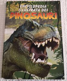 Libro Enciclopedia illustrata dei dinosauri.
