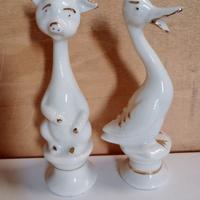Papera e Maialino stilizzati in Ceramica 