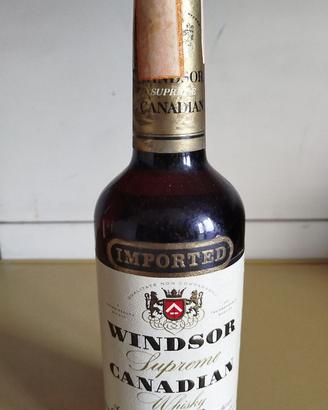 whisky Windsor Canadian anni 70 sigillato