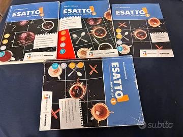 Libri esatto  1, 2 , 3 matematica scuola media