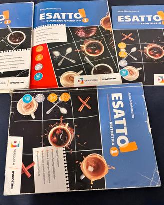 Libri esatto  1, 2 , 3 matematica scuola media