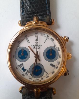 Mondia Butterfly Cronografo Vintage Swiss Made
