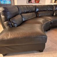 Divano in Pelle nero