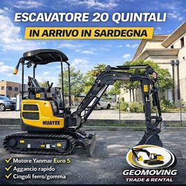 Escavatore 20 quintali - in arrivo in sardegna