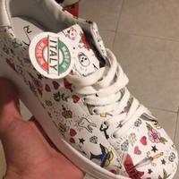 V2 Biella scarpe sneakers NUOVE 45/46 pelle