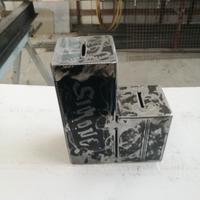 salvadanaio in ferro battuto 