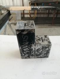 salvadanaio in ferro battuto 