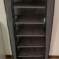 Scarpiera in Tessuto a 7 Ripiani